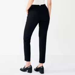 Women's Nine West High-Waisted Tapered Pants -Clothing Sales Store 5659834 ALT