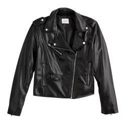 Women's Nine West Faux-Leather Moto Jacket 15 Women's Nine West Faux-Leather Moto Jacket -Clothing Sales Store 5676864 ALT5