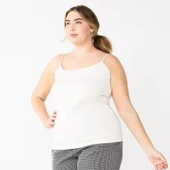 Plus Size Nine West Sculpt Cami -Clothing Sales Store 5684807 Daisy Dew