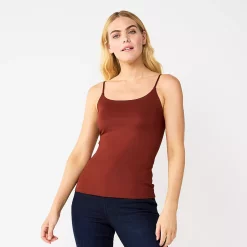 Women's Nine West Sculpt Cami -Clothing Sales Store 5685120 Elite Wine