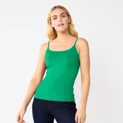 Women's Nine West Sculpt Cami -Clothing Sales Store 5685120 Tangy Green