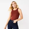 Women's Nine West Sculpt High Neck Bodysuit -Clothing Sales Store 5685898 Elite Wine