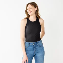 Women's Nine West Sculpt High Neck Bodysuit -Clothing Sales Store 5685898 Mineral Black