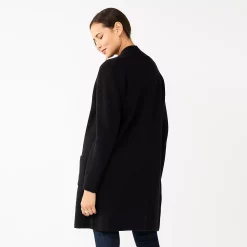 Women's Nine West Jacquard Long Cardigan 36 Women's Nine West Jacquard Long Cardigan -Clothing Sales Store 5692188 ALT