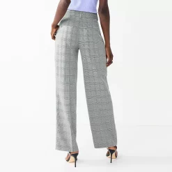 Women's Nine West High-Waisted Wide-Leg Trouser Pants -Clothing Sales Store 5692304 ALT