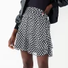 Women's Nine West Easy Ruffle Skirt -Clothing Sales Store 5693619 Diagonal Squares
