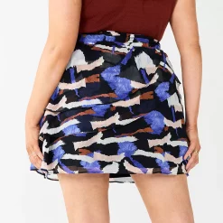 Plus Size Nine West Easy Ruffle Skirt -Clothing Sales Store 5693724 ALT