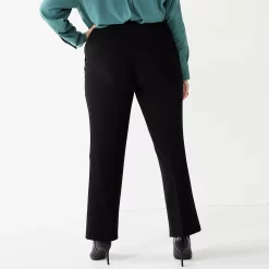 Plus Size Nine West Magic Waist Barely Bootcut Pants -Clothing Sales Store 5696574 ALT