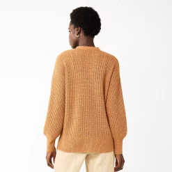 Women's Nine West Drop Shoulder Blouson Sleeve Cardigan -Clothing Sales Store 5765002 ALT