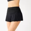 Women's Nine West Pleated Swim Skirt -Clothing Sales Store 5807671