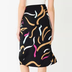 Women's Nine West Side Ruched Midi Skirt -Clothing Sales Store 5975590 ALT