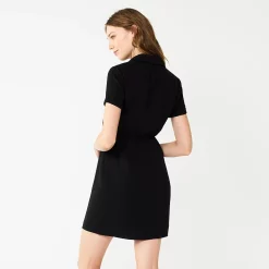 Women's Nine West Surplice Shirt Dress -Clothing Sales Store 5978941 ALT